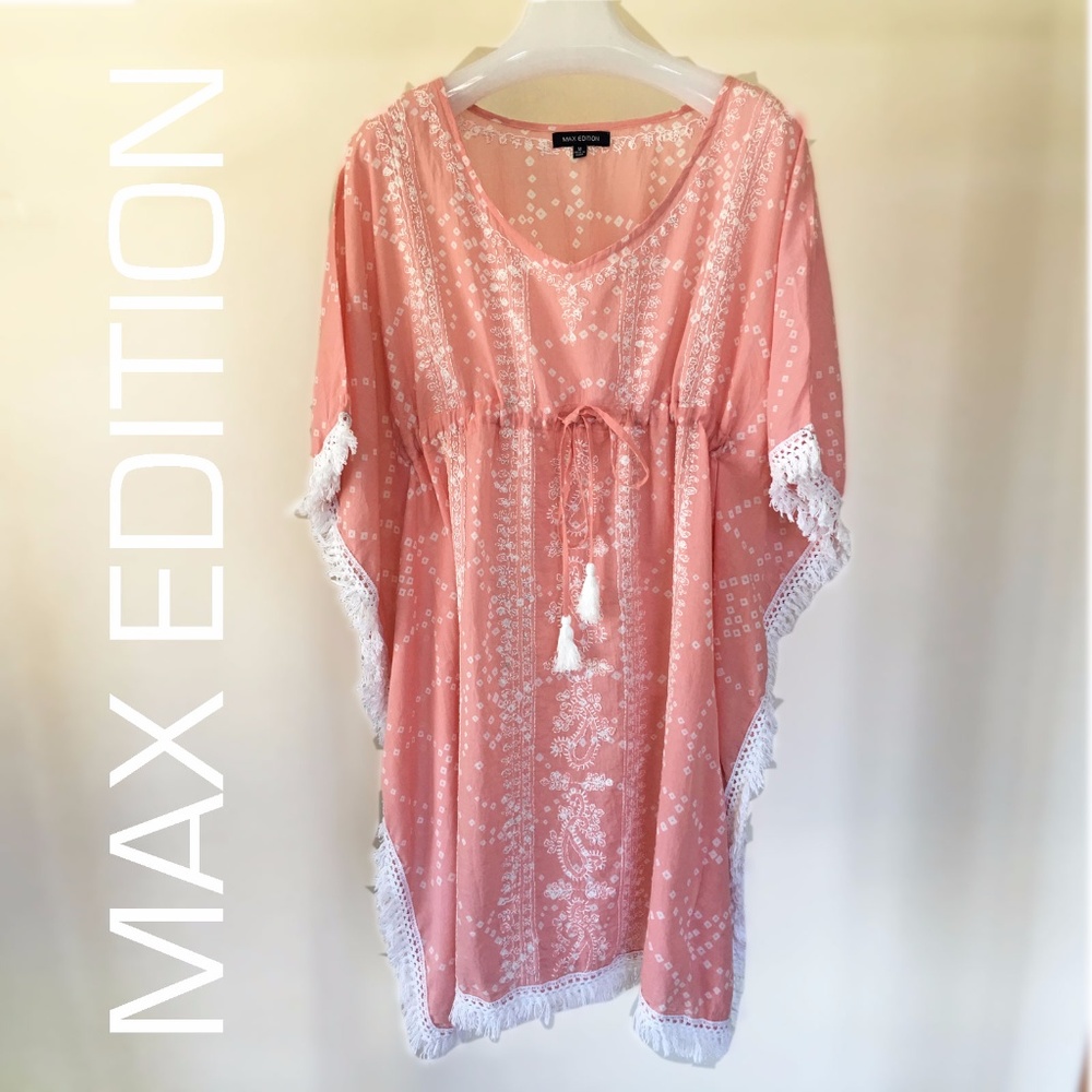 Max Edition Embroidered Cover Up Dress M